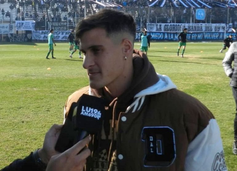 Yago Piro volvió a La Visera y habló con la prensa el viernes. Foto: gentileza Leo Sánchez