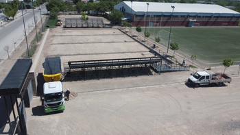La nuevas canchas de beach, estarán listas para aprovechar el verano en la ciudad. | LMCipolletti.com La nuevas canchas de beach, estarán listas para aprovechar el verano en la ciudad.
