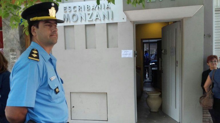 Golpe a una escribanía: violentaron una puerta y robaron importante suma de dinero