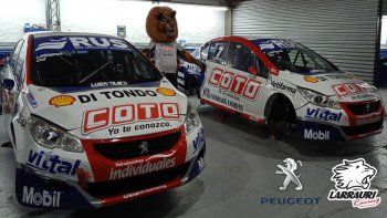 Los 408 flamantes del Larrauri Racing para el Turismo Nacional. Los 408 flamantes del Larrauri Racing para el Turismo Nacional.