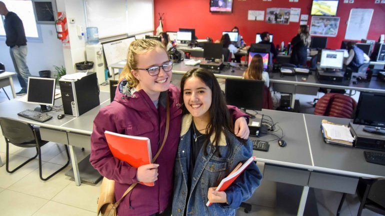 Abi y Antonia llegaron desde Nueva Zelanda hace tres meses.&nbsp;