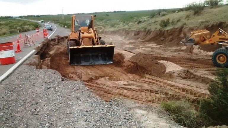 Vialidad Nacional finalizó las tareas en la Ruta Nacional 151 en Catriel
