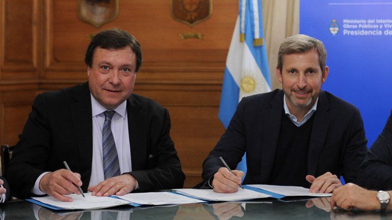 El gobernador Weretilneck firmó el convenio de financiamiento con el ministro del Interior