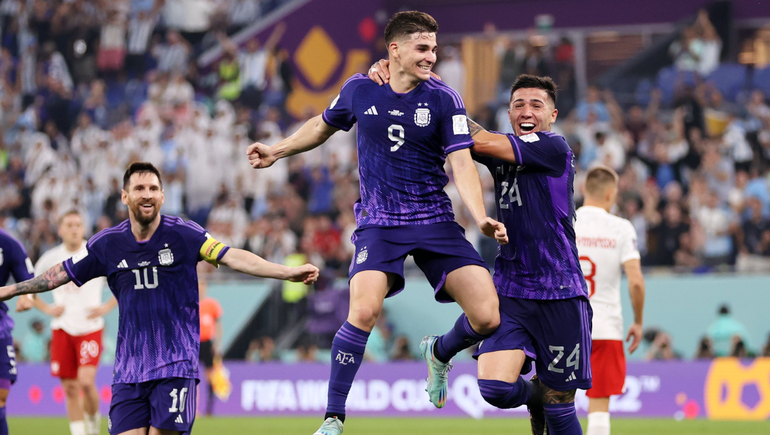 Argentina le ganó a Polonia y enfrentará a Australia en octavos de final del Mundial