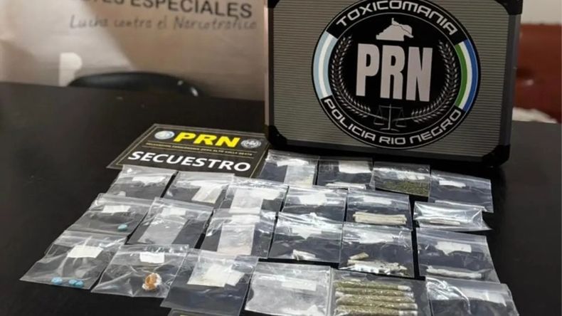 Los agentes secuestraron anfetaminas, metanfetaminas, cocaína y marihuana. Foto: Gentileza.