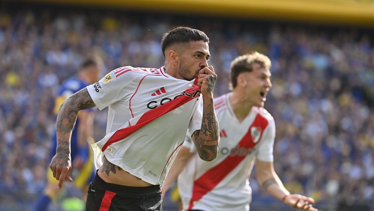 Superclásico: River es superior a Boca y le gana con gol de Lanzini
