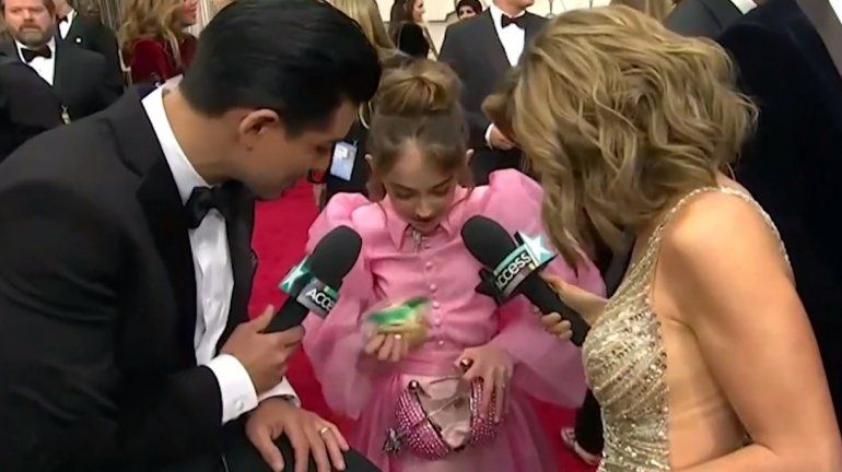 Una pequeña actriz llevó su propio sandwich a los Oscar