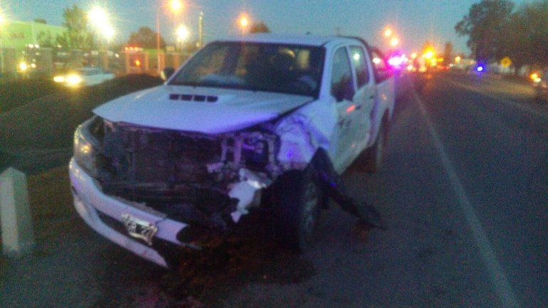 Mañana accidentada: dos camionetas y un auto protagonizaron un impresionante choque sobre la Ruta 22