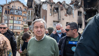 el secretario general de la onu visitara a zelenski