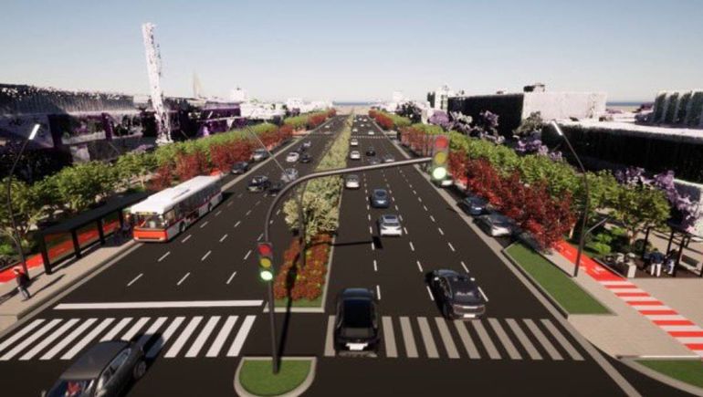 En imágenes, así va a quedar la Avenida Mosconi con la megaobra que proyecta la Municipalidad de Neuquén