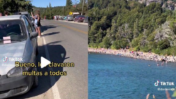 Un video en redes sobre multas en Bariloche abrió un picante debate