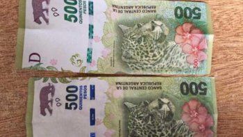 Intentaron pagar con billetes falsos y los detuvieron. 
