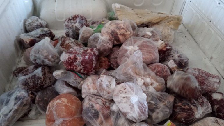Decomisaron carne podrida durante un operativo en San Antonio Oeste