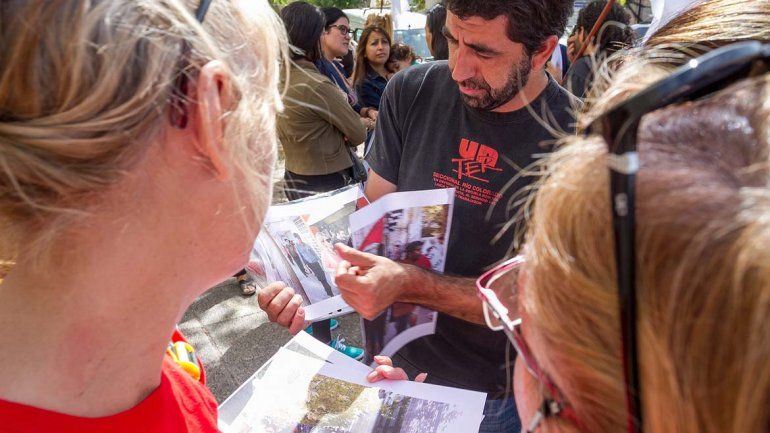 Unter denunció infiltrados de la policía en una marcha