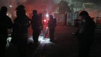 El incendio intencional en el Hospital de Viedma se registró el lunes por la noche.