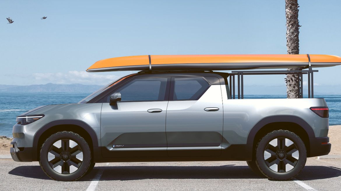 Toyota Epu, el concept que precede a la nueva pickup compacta de la marca japonesa. Foto: Toyota.