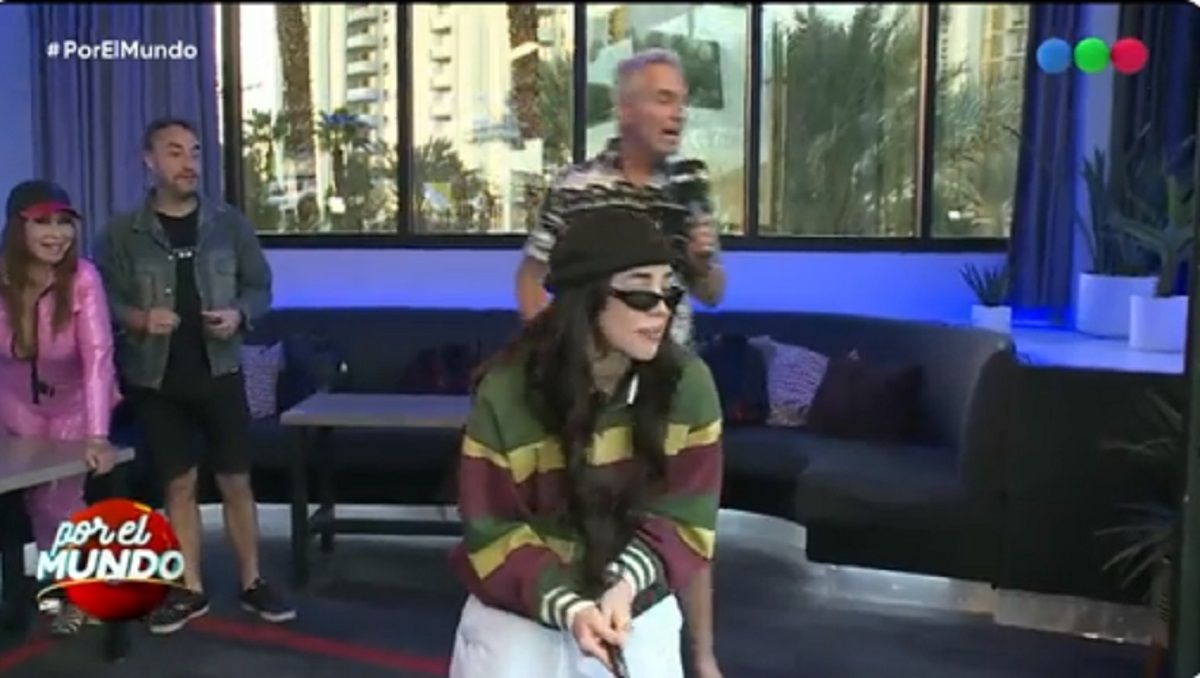 Nicki Nicole se cruzó con Marley y Moria Casán en Las Vegas