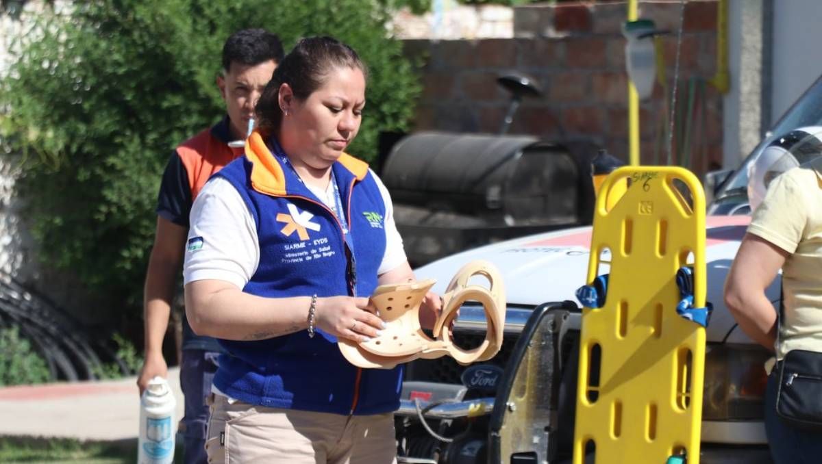 Del curso participaron referentes de Protección Civil, Bomberos y el Siarme.