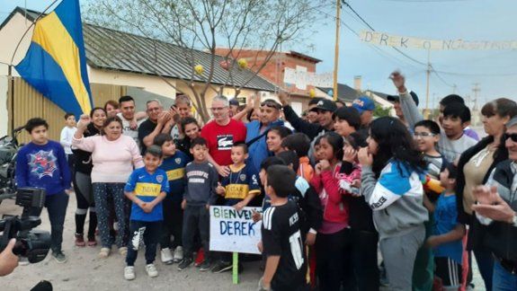Conmovedor recibimiento al Messi rionegrino que deslumbra a Boca