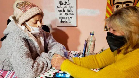 Solange Musse junto a su mam&aacute;.&nbsp;