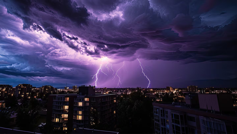 Tras días de calor y humedad intensos, esta semana gran parte del país se verá afectado por tormentas.