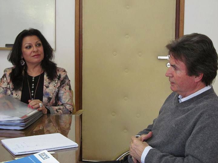 Costa y Vaca Narvaja se reunieron en Viedma