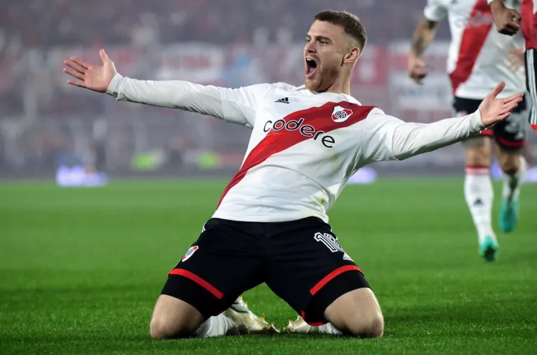 Lucas Beltrán, la carta de gol de River. El centrodelantero es pretendido por Fiorentina y Benfica, pero aún no hay nada firme sobre su transferencia.&nbsp;
