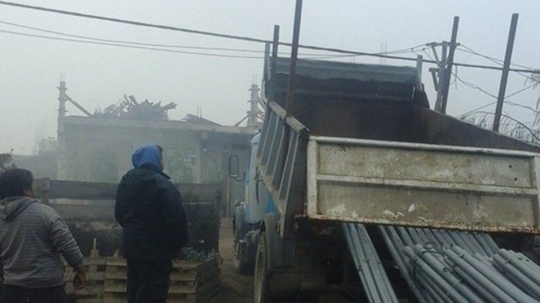 La adquisición de las cañerías demandó a los vecinos unos 100.000 pesos.