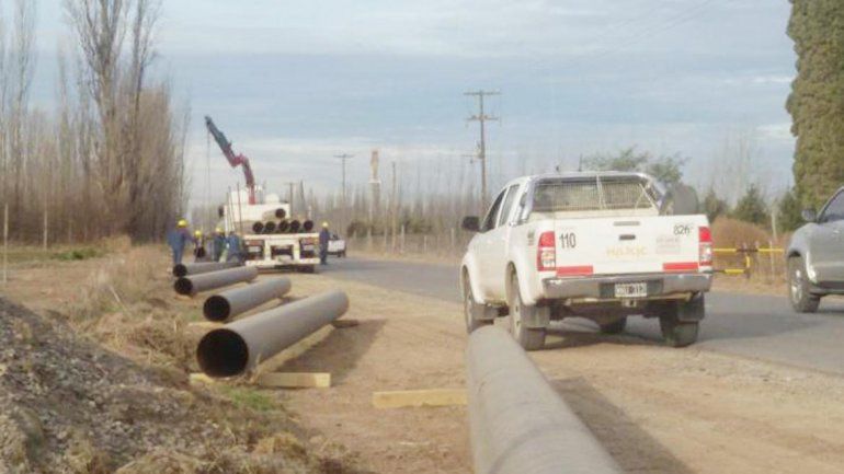 En Allen habrá desvíos por la colocación de ductos en YSUR.