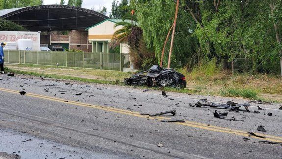 Un joven murió en un choque frontal sobre la Ruta 22
