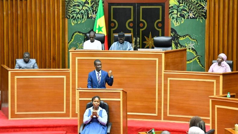 Sesión de la Asamblea Nacional de Senegal, donde se debatió la reforma del Código Penal.