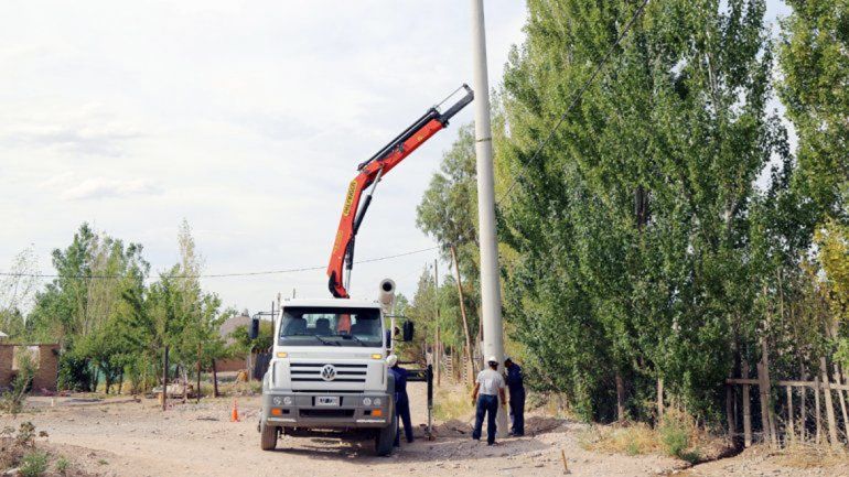Edersa no está haciendo hoy ningún trabajo. Se detuvo en Costa Esperanza. Prepara