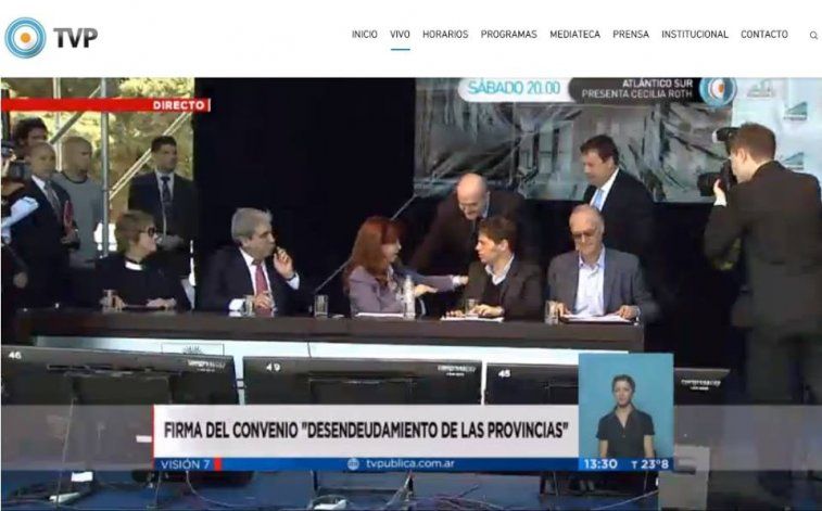 Weretilneck firmó con Nación un nuevo desendeudamiento  provincial