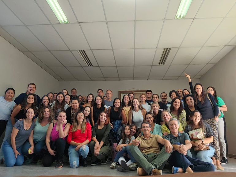 Veterinarios se capacitaron en Cipolletti sobre medicina felina. Foto: Gentileza