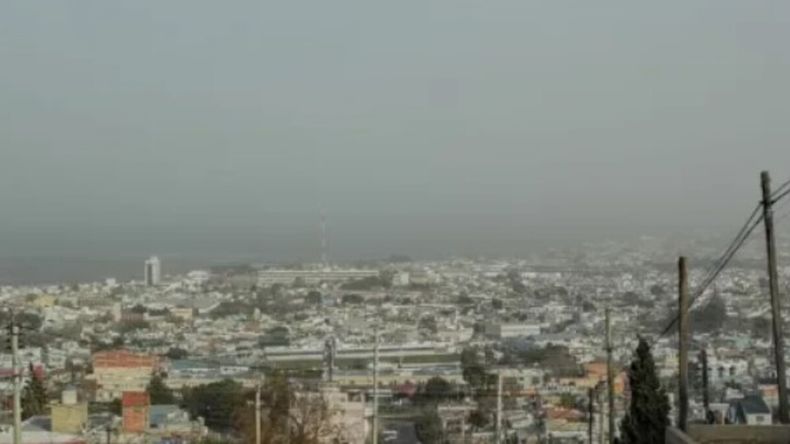 El temporal en la Patagonia se sintió con vientos de más de 150 km/h. Foto: Diario Crónica.