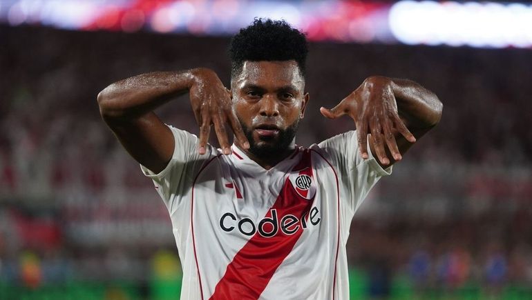 Gracias al gol de Borja y un Armani salvador, River le ganó con lo justo a Lanús