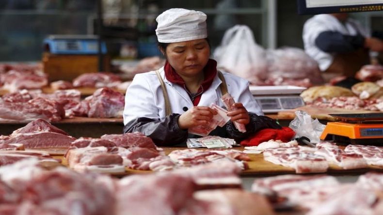 La industria china solicitó frenar las exportaciones de carne.