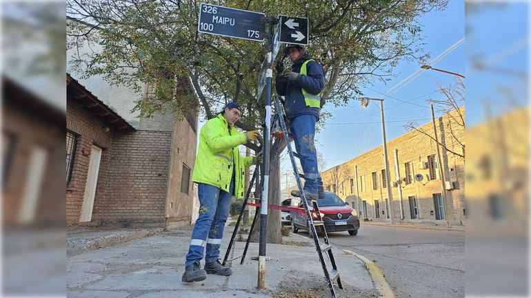 Desde el área de Fiscalización informaron los cambios que establecieron en distintos sectores de la ciudad. Foto: Gentileza.