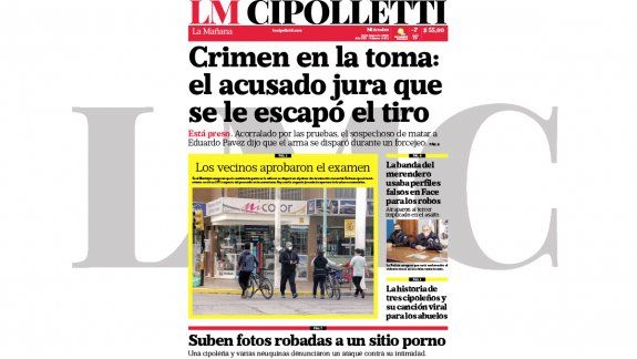 la edicion impresa de lm cipolletti de hoy
