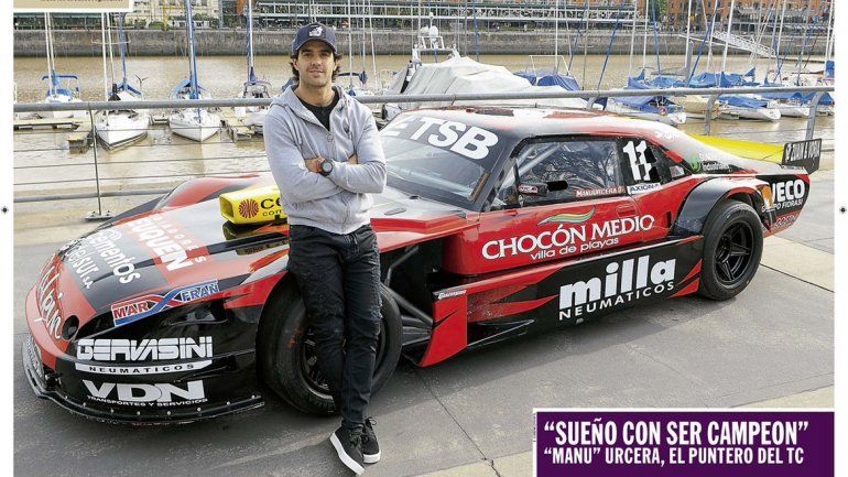 El piloto de moda: Urcera llegó a la revista Caras