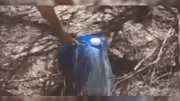 Un bidón de nafta en la zona de los incendios forestales generó alarma. ¿Qué pasó?