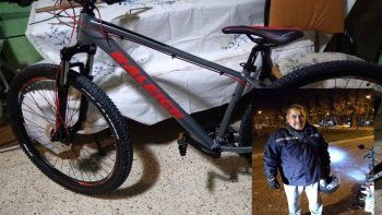persiguio a un ladron hasta sacarle la bici que le habia robado a vecino