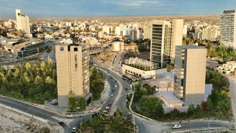 Una imagen de cómo quedaría el nodo de ingreso a Neuquén en calle Doctor Ramón.