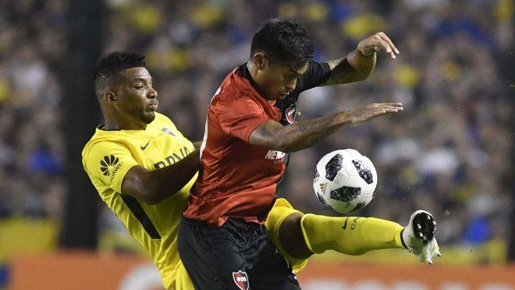 Opazo no tuvo situaciones de gol en la cancha de Boca, donde fue titular.