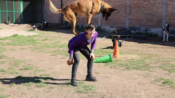 se canso de la abogacia y ahora se dedica a educar perros en la region