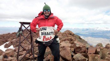 el cipoleno que vence la diabetes haciendo cumbre en los volcanes