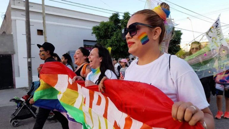 El Valle Medio rionegrino tuvo su primera Marcha del Orgullo