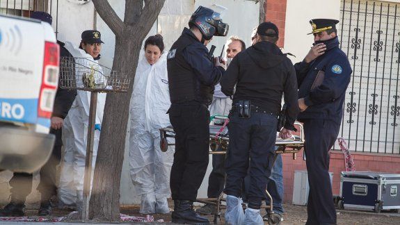 Miguel Contreras apareció muerto, el viernes, en el patio de su casa. Tenía un disparo en el pecho.