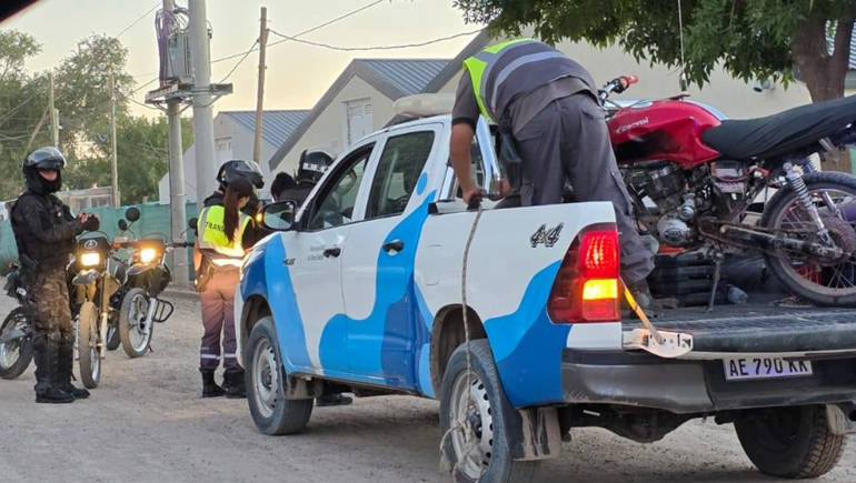 19 motos secuestradas por alcoholemia positiva y 16 por falta de documentación. 