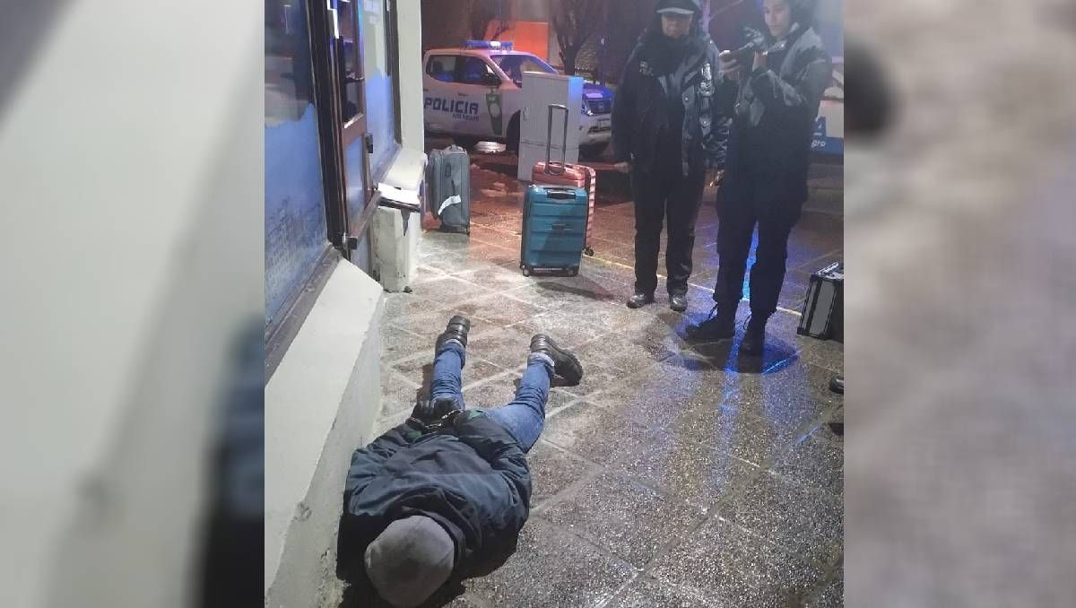 El episodio ocurrió en una casa de calle Elordi, ubicada frente a la sede de Prefectura. Foto: Gentileza.